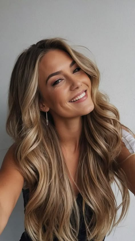 Money Piece Hair Brunette Caramel, Money Piece Hair On Blonde, Low Maintenance Long Blonde Hair, Darker Hair Color Ideas Balayage, Old Money Brunette Bronde, Pecan Brown Hair, Caramel Blonde Hair Color Ideas, Brunette Hair Blonde Money Piece, Blonde To Bronde Fall