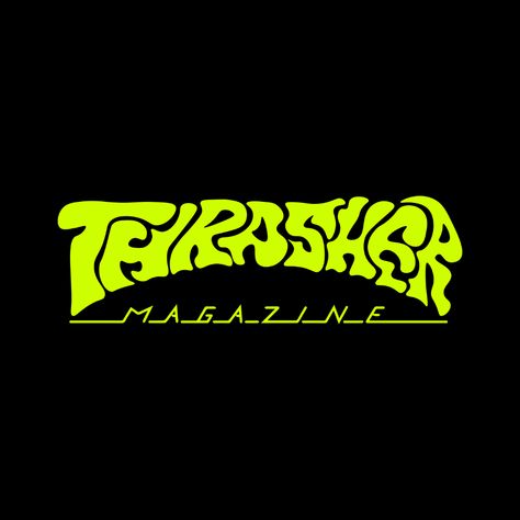 THRASHER MAGAZINE | Custom Logo on Behance Streetwear Logo, Graphic Shirt Design, Thrasher Magazine, People Logo, Creative T Shirt Design, Shirt Logo Design, Graphic Design Agency, Tshirt Design Inspiration, Surf Outfit