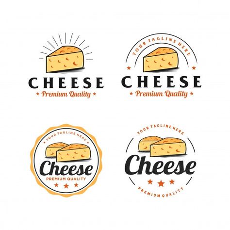 Cheese Logo Design, Cheese Branding, Cheese Logo, Cheese Drawing, Fast Food Logos, Cheese Design, Cheese Brands, Food Vintage, Logo Generator