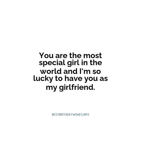 Birthdays are a special time to show your special someone just how much you care. If you’re looking for the best way to express your love to your girl... | # #BirthdayWishes Check more at https://www.ehindijokes.com/romantic-birthday-wishes-for-girlfriend/ Girlfriend Day Wishes For Girlfriend, Girlfriend Birthday Wishes Quotes, Best Line For Girlfriend, Birthday Wish Girlfriend, Birthday Wishes For Her Romantic, Happy Birthday Wishes For Girlfriend Romantic, Happy Birthday Girlfriend Romantic, Birthday Text For Girlfriend, Birthday Captions For Girlfriend