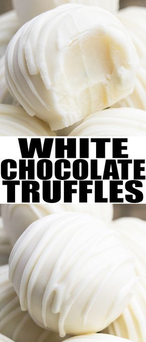 Easy WHITE CHOCOLATE TRUFFLES recipe, made with simple ingredients. These rich and creamy homemade truffles can be modified with many flavors and toppings. From cakewhiz.com #chocolate #dessert #truffles #recipes #christmas Truffle Recipe Easy, Chocolate Truffles Recipe, Oreo Truffle, Homemade Chocolate Truffles, Homemade Truffles, Dessert Truffles, White Chocolate Truffles, Truffles Recipe, Candy Truffles