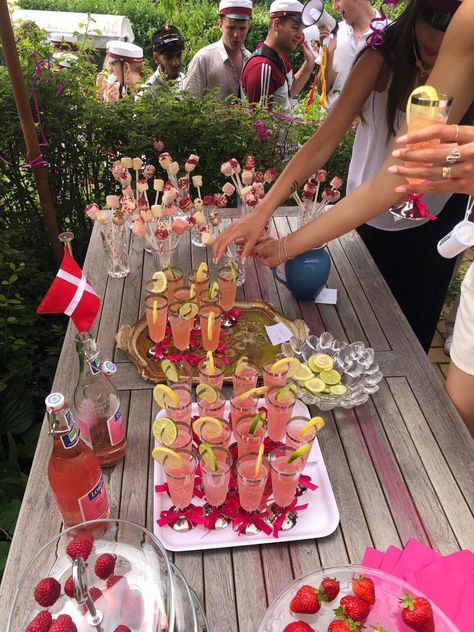 Sommer Mad, Fest Mad, Sweet 17, Birthday Dinner Party, Dinner Party Summer, Summer Garden Party, Birthday Brunch, Läcker Mat, Festa Party