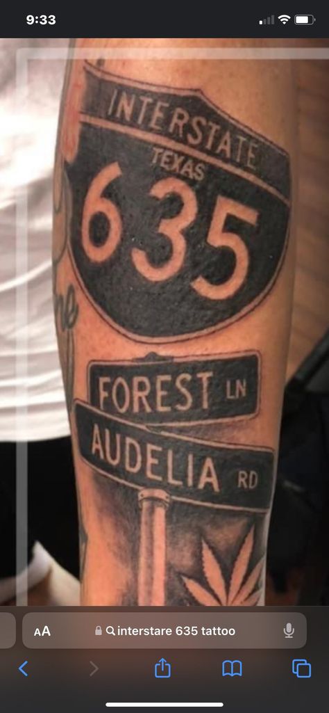 Interstate Tattoo Ideas, Interstate Tattoo, Alabama Tattoo Ideas, Alabama Tattoos, Tattooing Inks, Arm Tattoos For Guys Forearm, Shoulder Tats, Mens Shoulder Tattoo, Alabama State