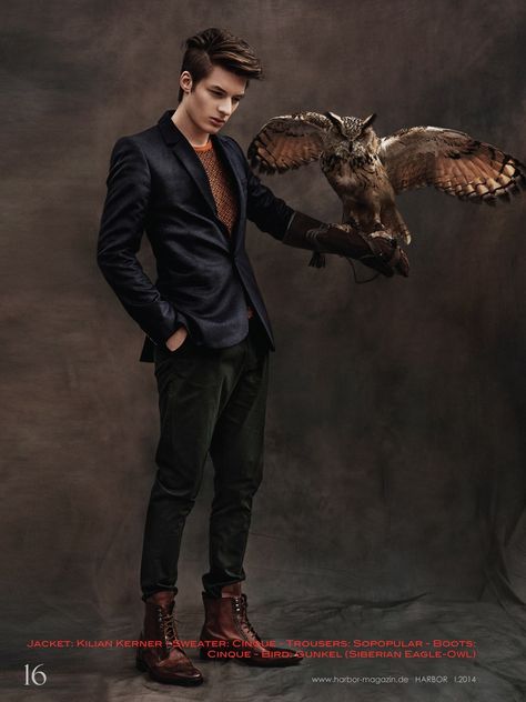 dino busch 0006 Dino Busch Poses with Owls for Harbor Magazine A Man In A Suit, Man In A Suit, Male Pose Reference, Nature Instagram, Photo Fun, Man Photography, Human Reference, Male Character, Human Poses Reference