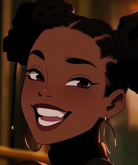 Black Disney Princess, Black Cartoon Characters, Dope Cartoon Art, Black Anime Characters, Black Cartoon, Black Art Pictures, Black Love Art, Afro Art, Cartoon Profile Pics