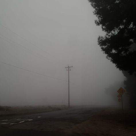 A foggy morning with a dark aesthetic. Foggy Dark Aesthetic, Dull Weather Aesthetic, Gloom Core Aesthetic, Gloomy Foggy Aesthetic, Mist Aesthetic City, Hazy Aesthetic Dark, Foggy Rain Aesthetic, Foggy Neighborhood, Dark Village Aesthetic