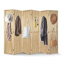 Room Divider Folding, Folding Privacy Screen, Display Room, Pegboard Display, Wooden Partitions, Wood Room Divider, 4 Panel Room Divider, Wooden Room Dividers, Partition Screen