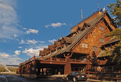 Old Faithful Inn Old Faithful Inn, National Park Lodges, Yellowstone Trip, West Yellowstone, Into The West, Yellowstone Park, Old Faithful, Park Hotel, Us National Parks