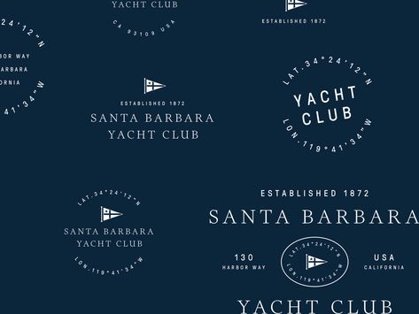 Boat Logo Design Inspiration, Lake Graphic Design, Boat Branding, Nautical Branding, Nautical Graphic Design, Yacht Club Logo, Sailing Logo, Nautical Logo, Yatch Boat