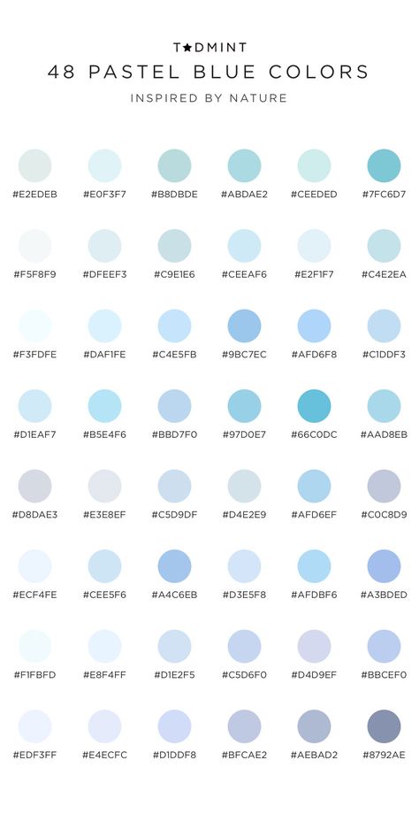 Pastel Blue Color Palette Inspiration with Hex Codes – Cute Icons, Vector Designs and More – TADMINT Pastel Colors With Hex Code, Pastel Color Code Palette, Carrd Co Color Palette, Google Docs Hex Codes, Colour Palette Hex Codes Pastel, Hexcode Color Palettes Pastel, Pastel Colour Hex Codes, Pastel Blue Color Code, Color Codes For Goodnotes