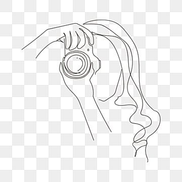 Best Photography Logo, Abstract Line Drawing, Line Photography, Camera Drawing, Camera Tattoo, Drawing Png, Camera Logo, Photography Logo Design, Line Art Design