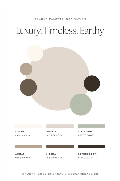 Luxury Color Palettes for Your Brand: Five Modern Color Palettes FREE for You to Use! Photography Logo Color Palettes, Luxury Colour Scheme, Luxury Earthy Interior, Color Palette For Logos Brand Board, Neutral Website Color Palette, Modern Branding Color Palette, Luxury Colour Palette, Luxury Color Palette Branding, Color Palette Logo