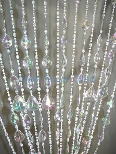 6ft Crystal Teardrop Beaded Curtain - Event Decor Direct - North America's Premier Manufacturer and Mermaid Cave, Ganesh Chaturthi Decoration, Wedding Supplies Wholesale, Crystal Curtains, Event Decor Direct, Beaded Curtain, Wedding Event Design, Professional Decor, Hanging Crystals