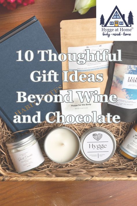 When it comes to gift-giving, it’s easy to fall back on the classics like wine and chocolate. But why not go a step further and choose something truly meaningful and memorable? At Hygge at Home, we’ve curated a range of gift boxes that offer warmth, comfort, and thoughtfulness, perfect for any occasion. Here are 10 thoughtful gift ideas beyond wine and chocolate that will bring joy and cosiness to your loved ones. Hygge Candles, Hygge Box, What Is Hygge, Wine And Chocolate, Hygge Book, Relaxing Candles, Hygge Gifts, Thoughtful Gift Ideas, Hygge Lifestyle