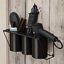 Curling Iron Storage, Accessories Tray, Hair Dryer Stand, Wall Mounted Hair Dryer, Dryer Stand, Hair Tool Organizer, Bath Supplies, Hair Care Tools, Bath Organization