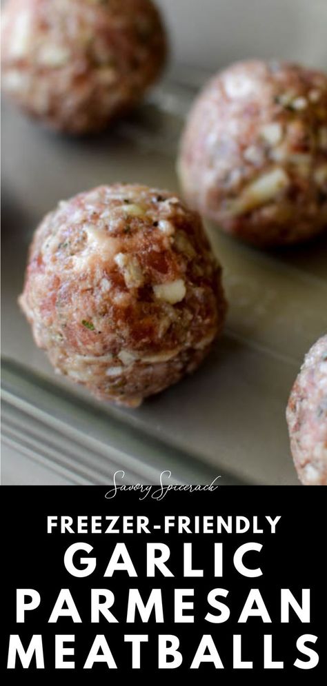 I believe in garlic Parmesan meatballs because they believe in me….. They allow me to feed my family in a variety of ways through spaghetti and meatballs, meatballs subs, meatball appetizers, etc. because they know I will treat them right in any of these dishes. Meatballs With Parmesan Cheese, Parmesan Meatballs Recipe, Stuff Meatballs With Cheese, Garlic Parm Meatballs, Meatballs Parmesan, Parmesan Crusted Meatballs, Parmesan Garlic Meatballs, Garlic Parmesan Meatballs, Garlic Meatballs