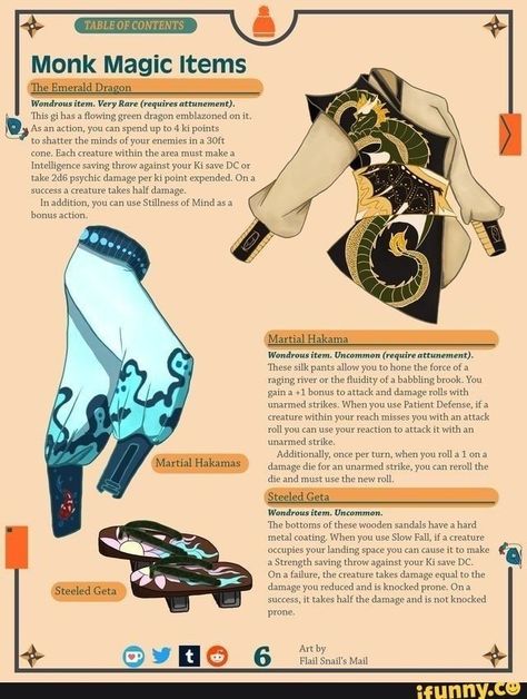 Dnd Magic Items For Monks, Monk Armor Dnd, Dnd Magic Items Homebrew Monk, Dnd 5e Monk Magic Items, Monk Items 5e, Monk Items Dnd, Dnd Monk Magic Items, Monk Magic Items 5e, Monk Magic Items