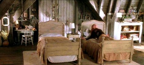 Practical Magic: Revisiting the Romantic Victorian That Cast a Spell on Us Practical Magic Movie, Attic Nook, Practical Magic House, Attic Library, Attic Renovation Ideas, Attic Playroom, Attic House, Magic House, Small Attic