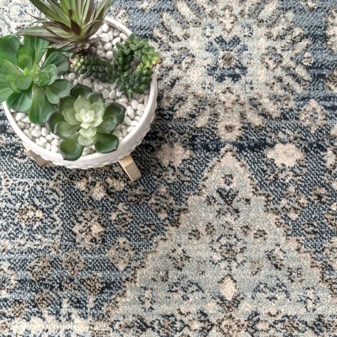 Hectoria Shaded Medallion Fringe Light Blue Rug Hallway Runner Rug Entryway, Fringe Light, Kitchen Runners, Fringe Rugs, Runner Rug Entryway, Hallway Entryway, Light Blue Rug, Vintage Medallion, Synthetic Rugs