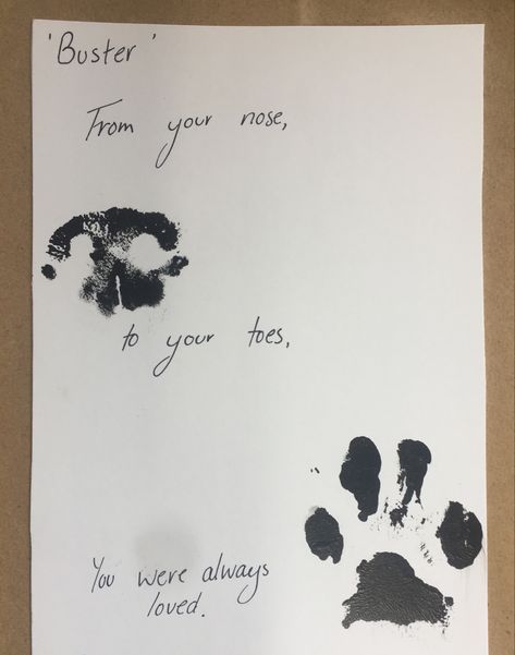 Puppy Paw Print Art Cute Ideas, Dog Nose Print Art Diy, Dog Nose And Paw Print Tattoos, Paw Print Dog Tattoo, Dog Nose Print Art, Paw Print Diy, Pet Memorial Ideas, Dog Paw Print Art, Paw Print Crafts