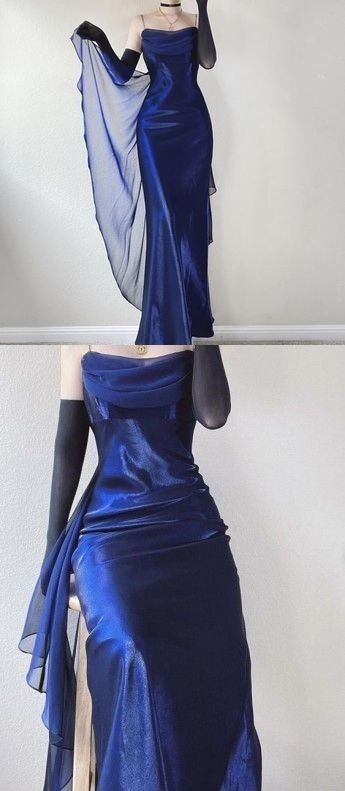 Sheath Prom Dress, Blue Prom Dress, Prom Dress Inspiration, Cute Prom Dresses, Pretty Prom Dresses, Prom Outfits, Glam Dresses, Prom Dresses Blue, Fancy Outfits