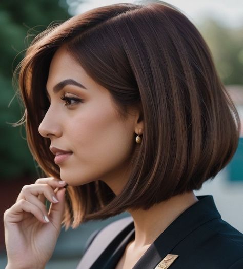 Transform your look with the Long Angled Bob – a unique hairstyle that merges the sophistication of long hair with an edgy cut. Haircut Ideas Trendy, Modern Bob Haircut, Timeless Hairstyles, Long Angled Bob, Angled Bob Haircuts, Bob Haircut Ideas, Modern Bob, Bob Pixie, Short Hair Images