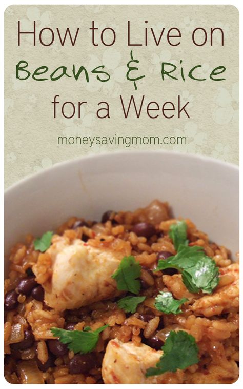 Going on a diet of beans and rice is a great way to cut your weekly food budget, but it can get SO boring very quickly! Here are some ways to break the monotony and add some spice to your meals. Food Budget, Rice And Beans, Money Saving Mom, Beans And Rice, Think Food, Frugal Meals, Cheap Eats, Meatless Meals, Cheap Meals