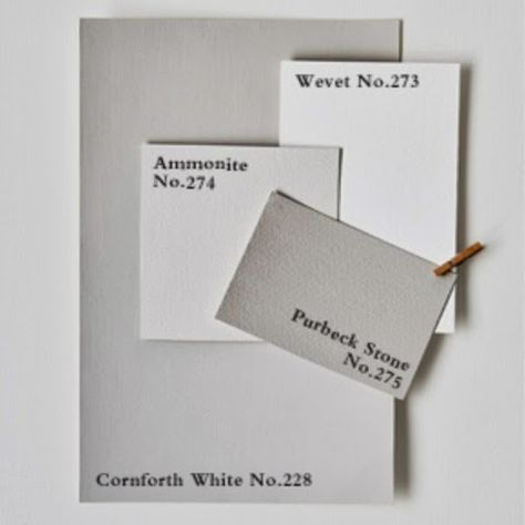 Greyish Paint, Cornforth White Living Room, White Pallet, Shades Of Grey Paint, Bedroom Colours, Cornforth White, Wall Colours, Purbeck Stone, Mad About The House