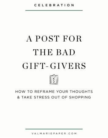 Maybe if you’ve felt the guilt of being a terrible gift-giver, you can find some freedom today as we identify what those things are that cause us to struggle and how to think a little more rationally about it. Bad Gifts, Paper Blog, Presence Of The Lord, How To Think, Gift Giver, Stressed Out, The Bad, The Lord, Bible Study