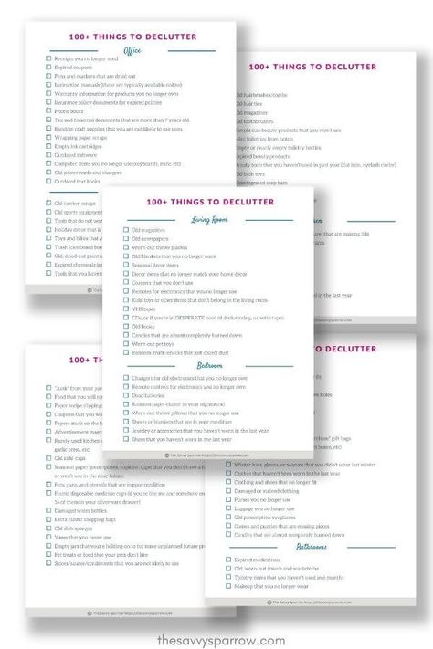 Feeling overwhelmed by decluttering because your house is such a mess? Get tips for how to start decluttering when your clutter is so bad that it's causing stress and you don't eve know where to start! Plus, loads of great free printable decluttering worksheets! Declutter Worksheet, Declutter Help, Declutter Kitchen Counter, Easy House Cleaning, Start Decluttering, Declutter Closet, Declutter Checklist, Getting Organized At Home, Decluttering Inspiration