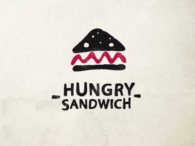 Sandwich Brand Logo, Sandwich Logo Design Ideas, Sandwich Logo Design, Sandwich Shop Logo, Sandwich Branding, Hungry Logo, Food Logo Ideas Creative, Food Logo Ideas, Snack Logo