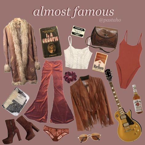 70s Groupie Fashion, Almost Famous Outfits, Almost Famous Aesthetic, 70s Aesthetic Outfit, Groupie Aesthetic, Famous Aesthetic, Aesthetic Autumn Outfits, Outfits Fall Aesthetic, Aesthetic 70s