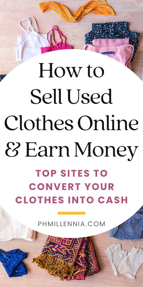 Selling Used Clothes Online, Reselling Thrift Store Finds, How To Sell Clothes, Sell Old Clothes, Selling Used Clothes, Apps To Make Money, Clean Out Your Closet, Garage Sale Tips, Shoes Instagram