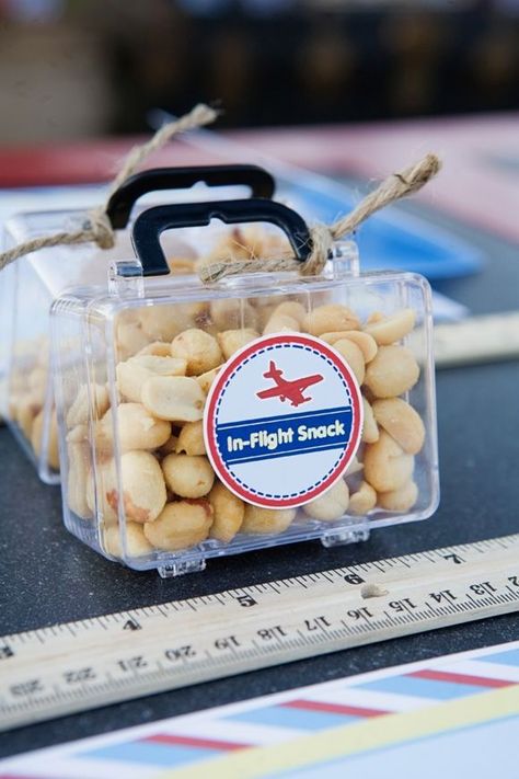 Snack Favors, Airplane Birthday Party Decorations, Pilot Party, Vintage Airplane Party, Aviation Party, Time Flies Birthday, Pilots Birthday, Planes Birthday Party, Planes Birthday