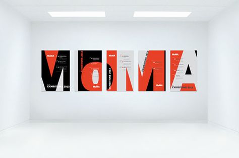 MoMA Poster Series on Behance Moma Poster, Pub Design, Banner Design Inspiration, The Museum Of Modern Art, Museum Poster, Creative Typography, Poster Series, Graphic Design Tools, Type Posters