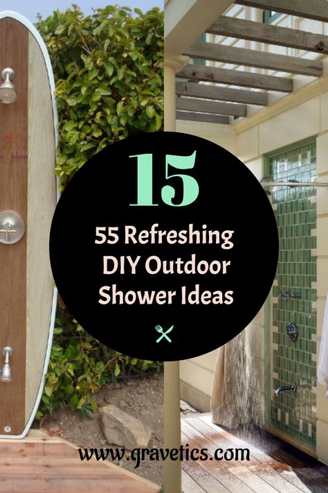 Are you looking to add a bit of luxury and convenience to your outdoor space? Consider constructing your own outdoor shower! With the right tools and materials, even novice DIYers can successfully create an outdoor oasis. Read on to learn more about the top DIY outdoor shower ideas and find one that is perfect for your outdoor living space. Outdoor Spa Shower Ideas, Poolside Shower Ideas, Outdoor Shower Decorating Ideas, Outdoor Shower Wall Ideas, Outdoor Shower Decor, Outdoor Shower Curtain Ideas, Diy Outdoor Shower Ideas Simple, Outdoor Shower Ideas Backyards, Outdoor Shower Ideas Private