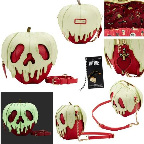 𝗖𝗼𝘂𝗿𝘁𝗻𝗲𝘆 *𝗗𝗶𝘀𝗻𝗲𝘆 𝗕𝗹𝗼𝗴𝗴𝗲𝗿* on Instagram: "🍎 How awesome does this @stitchshoppebyloungefly by @loungefly Evil Queen Poison Apple crossbody look?! Coming soon! Who's gonna need this one?! 🍎💀 . . . . . . . . #stitchshoppebyloungefly #loungefly #loungeflydisney #disneyloungefly #disneyvillains #disneyaccessories #loungeflybag #loungeflybagcollection #loungeflystyle #loungeflycollection #disneystyle #disneystyleblog #disneymerch #disneymerchandise #disneyhalloween #disneyhallo Evil Queen Poison Apple, Poison Apple, Poison Apples, White Crossbody Bag, Loungefly Bag, 15th Anniversary, Disney Aladdin, Loungefly Disney, Disney Lilo