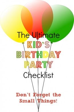 The Ultimate Kids Birthday Party Checklist Organisation, Pocoyo Birthday, Birthday Party Checklist, Party Planning Checklist, Party Checklist, Birthday Party Planning, Birthday Planning, Dino Party, The Small Things