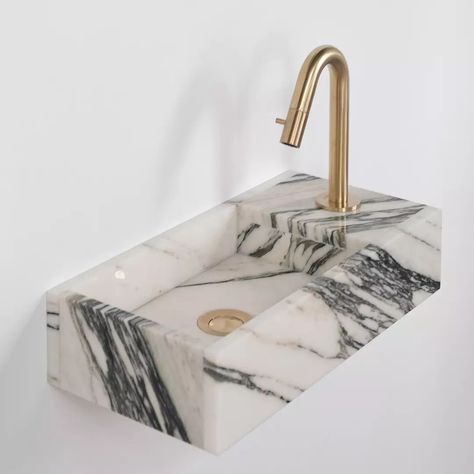 Elevate your handwashing experience with our exquisite Porto handwashers! From sleek marble to rustic travertin, we've got a stunning array of materials and colors to match your style. But our heart belongs to the timeless elegance of blue white marble 💙 #handwasher #furnified #handenwasser #badkamerinspiratie Marble Bathroom Sink, Toronto Houses, White Marble Bathrooms, Restroom Design, Guest Toilet, Marble Sinks, Marble Vanity Tops, Downstairs Bathroom, Art Deco Home