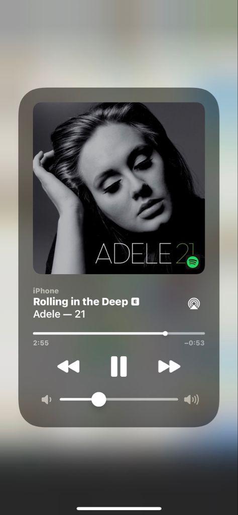 Musica Spotify Iphone, Adele Music Videos, Adele Rolling In The Deep, Spotify Iphone, Adele 21, Skyfall Adele, Adele Wallpaper, Adele Music, Rolling In The Deep