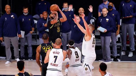 Lakers vs. Nuggets: Anthony Davis wins Game 2 of Western Conference finals with buzzer-beating 3-pointer - CBSSports.com Lakers Vs Nuggets, Anthony Davis, Western Conference, Nba Finals, Live News, Kobe Bryant, Los Angeles Lakers, Lebron James, Sports News