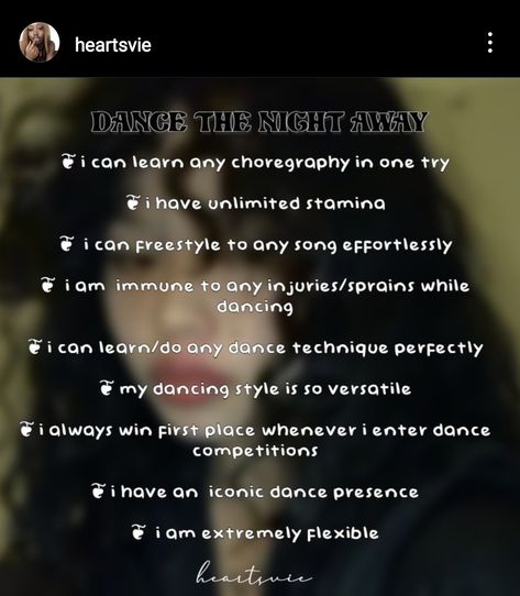 Best Dancer Affirmations, Positive Dance Affirmations, Talents To Script, Kpop Idol Affirmation, Singing Voice Affirmations, Dancing Affirmations, Dance Manifestation, Singer Affirmations, Dancer Affirmations