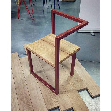 Chair Inspiration, Big Chief, Wood Chair Design, Welded Furniture, Chair Design Wooden, Furniture Design Chair, Metal Furniture Design, Simple Furniture, Iron Furniture