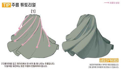 Digital Painting Tutorials Clothes, Clothe Shade Reference, Shirt Blowing In The Wind Reference, Person In A Box Drawing Reference, Shading Clothes Digital, Flowy Dress Reference Drawing, Coloring Clothes Digital, How To Shade Clothes Digital Art, Cape Reference Drawing