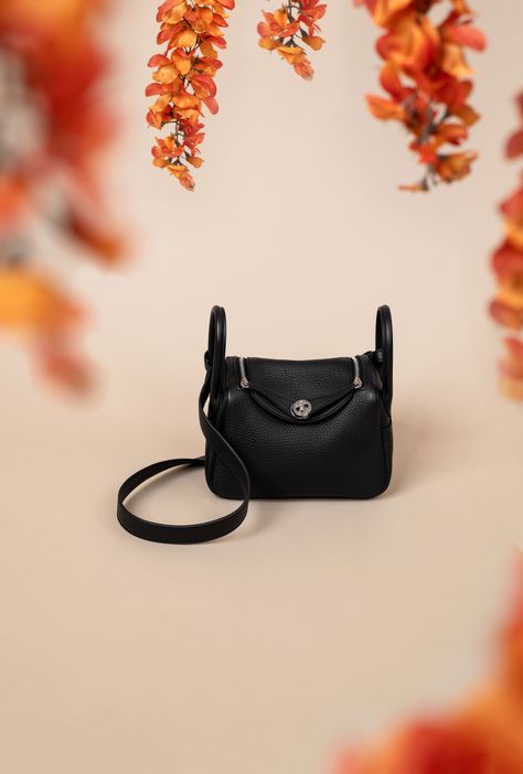 Hermès Mini Lindy Black PHW Mini Lindy, Hermes Bags, Personal Shopper, Moon, Black