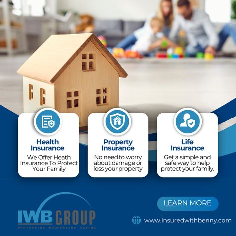 🌟 Comprehensive Protection for You and Your Family! 🌟

🏥 Health Insurance: Protect your family’s health with our reliable coverage. 💖🛡️

🏡 Property Insurance: No need to worry about damage or loss to your property. 🏠🔒

💼 Life Insurance: Get a simple and safe way to help protect your family's future. 👨‍👩‍👧‍👦✨

🌐 CLICK LINK IN BIO to learn more and get started with Benny today!

#HealthInsurance #PropertyInsurance #LifeInsurance #FamilyProtection #InsuredWithBenny Property Insurance, Protect Family, Family Illustration, Family Health, Home Insurance, Health Insurance, Tgif, Life Insurance, Flyer Design