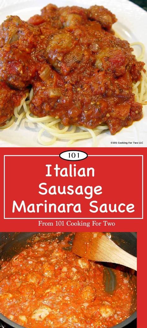 Italian Sausage Tomato Sauce, Sausage In Tomato Sauce, Italian Sausage In Marinara Sauce, Sausage In Marinara Sauce, Italian Sausage In Sauce, Italian Sausage And Marinara Sauce, Italian Sausage Red Sauce, Italian Sausage Marinara Pasta, Italian Sausage Spaghetti Sauce