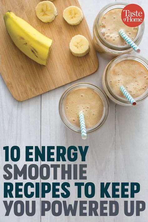 Energy Smoothie Recipes, Energy Boosting Smoothies, Energy Boosting Foods, High Protein Smoothies, Energy Smoothies, Protein Smoothies, Power Smoothie, Protein Smoothie Recipes, Avocado Smoothie