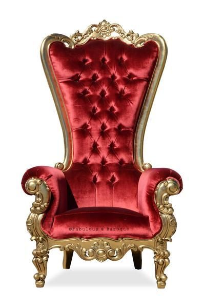 Modern Rococo, Baroque And Rococo, Rococo Chair, Red Velvet Chair, Baroque Chair, Rococo Baroque, Rococo Furniture, Modern Baroque, French Baroque