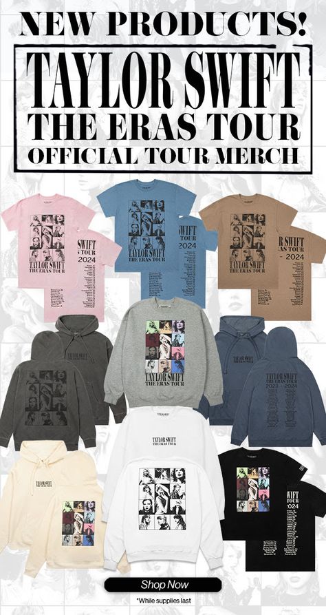 taylor swift eras tour merch Eras Tour Merch, Taylor Swift Merchandise, Taylor Swift Eras Tour, Taylor Swift Eras, Tour Merch, Christmas Gif, Birthday List, Taylor Swift Fan, Birthday Wishlist